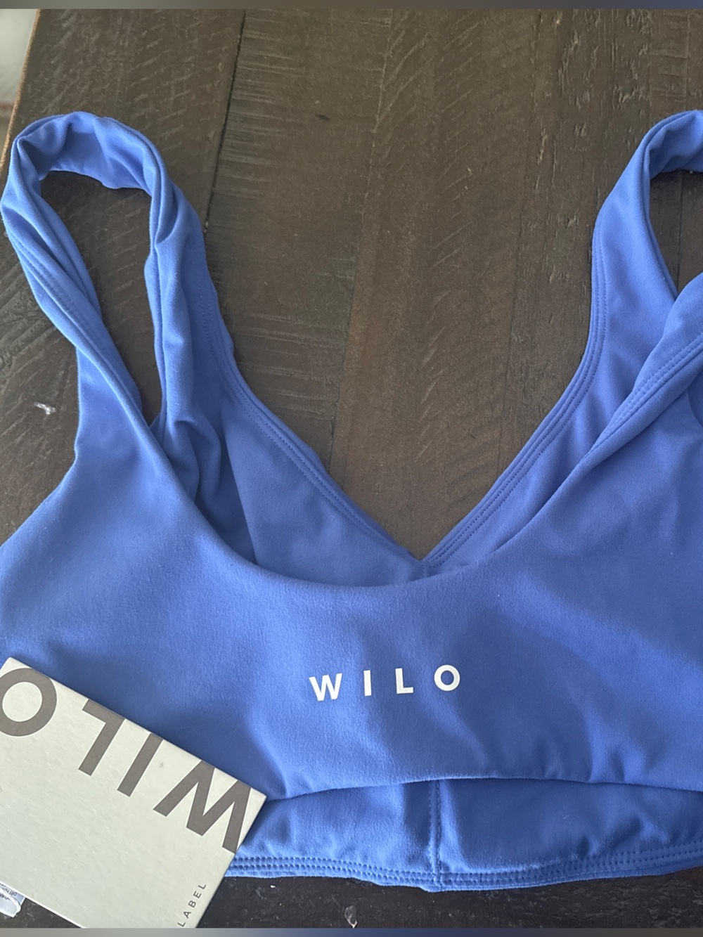 Wilo Women's Electric Blue Sports Bikini Top